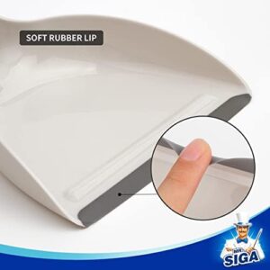 MR.SIGA Mini Dustpan and Brush Set, Portable Cleaning Brush and Dustpan Combo with Bamboo Handle, 1 Set - Image 7