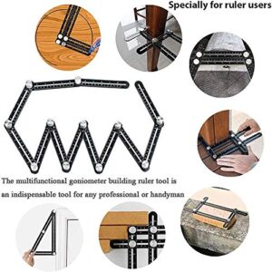 Multi Angle Measuring Ruler angle measurement tool,DIY angle measuring ruler,High-quality aluminumangle measurement tool,Suitable for handymen,construction workers,carpenters,tilers, craftsmen - Image 4